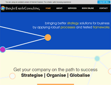 Tablet Screenshot of brightearthconsulting.co.uk
